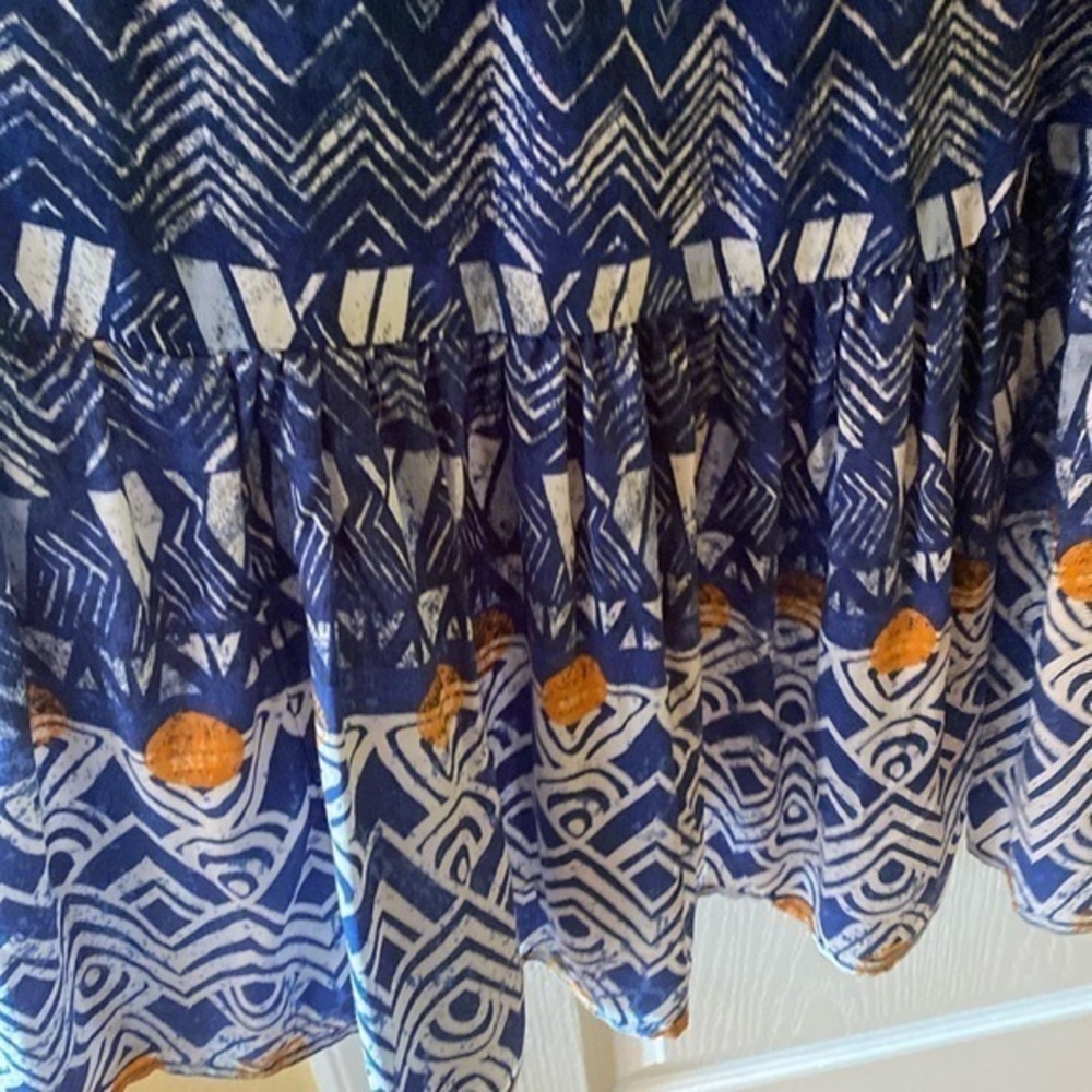 NWOT Knox Rose maxi dress size S blue and white - Picture 2 of 4